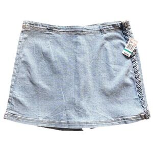 Denim Skort Summer Casual Size 16 Boho Western Festival